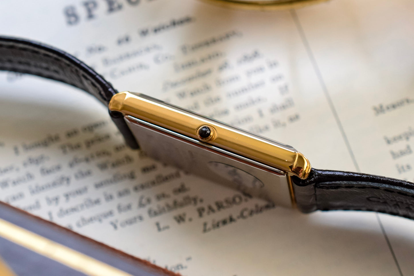 Neo-vintage NOS Citizen Elegance Gilt Tank