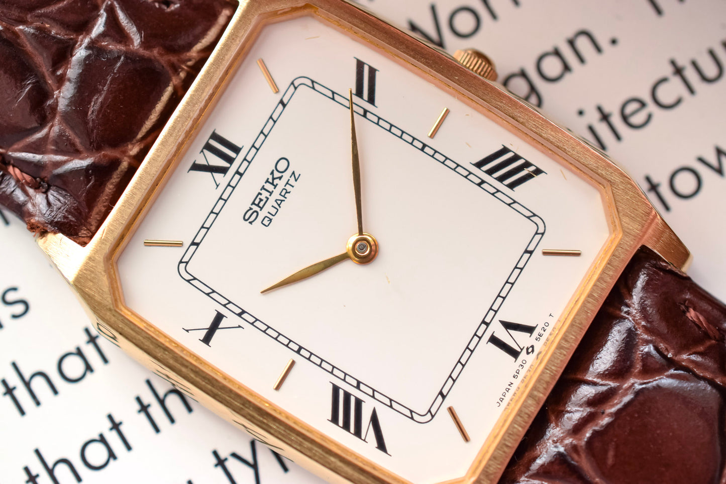 1996 Seiko Roman Octo Bezel