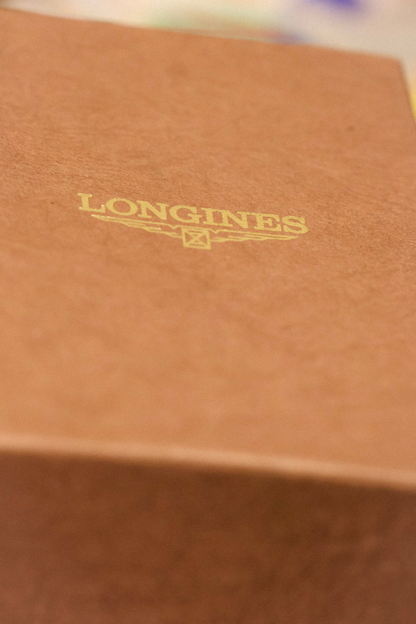 70s Longines Mechanical Linen TV - In Box