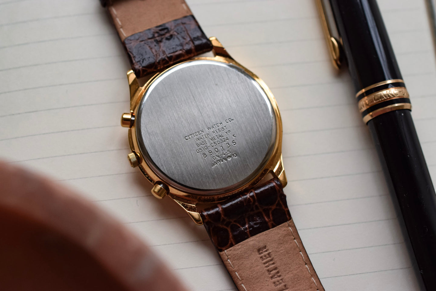 1998 Citizen Midnight Blue Chronograph