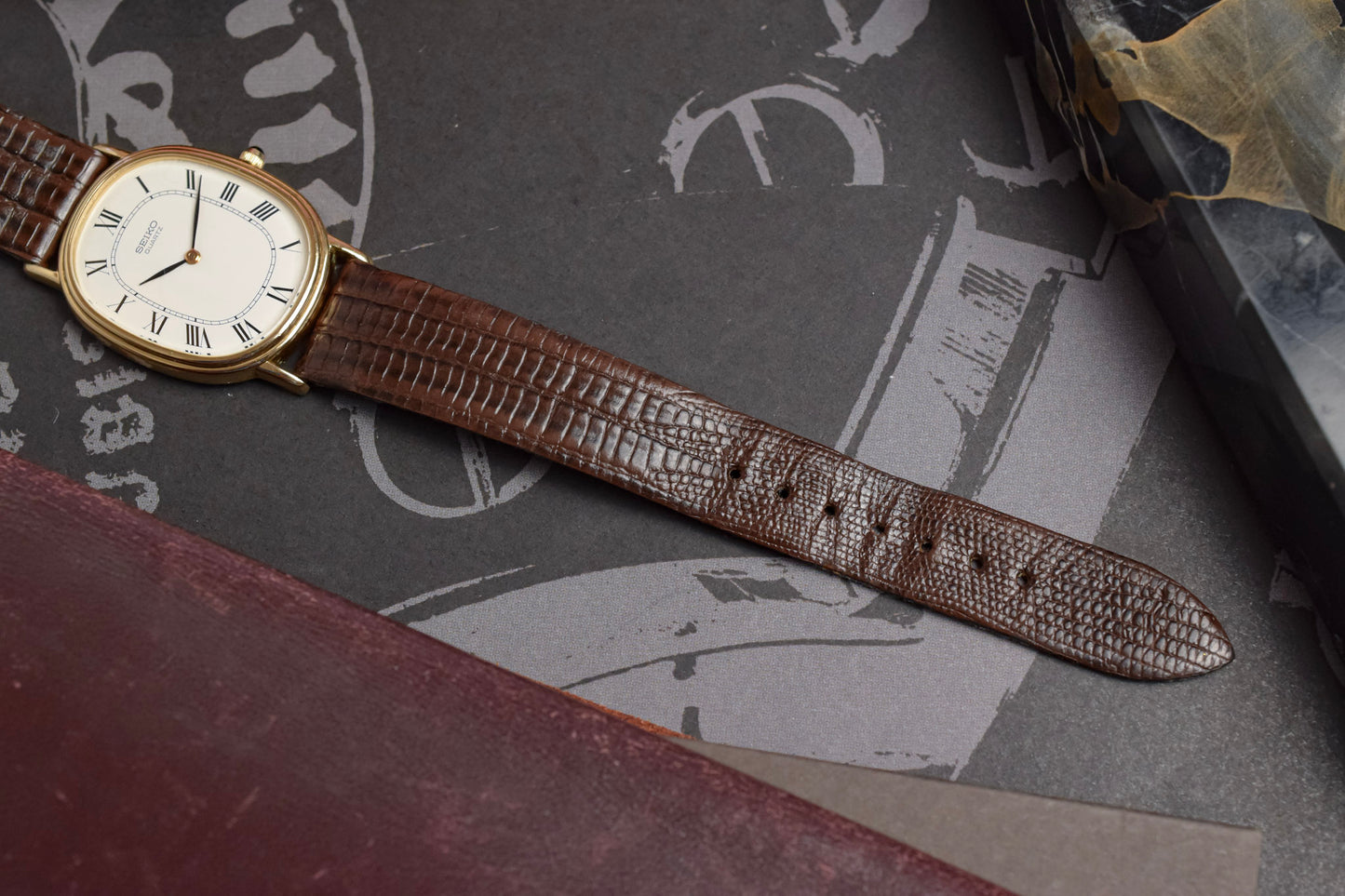 1981 Seiko SGP White Roman Ellipse