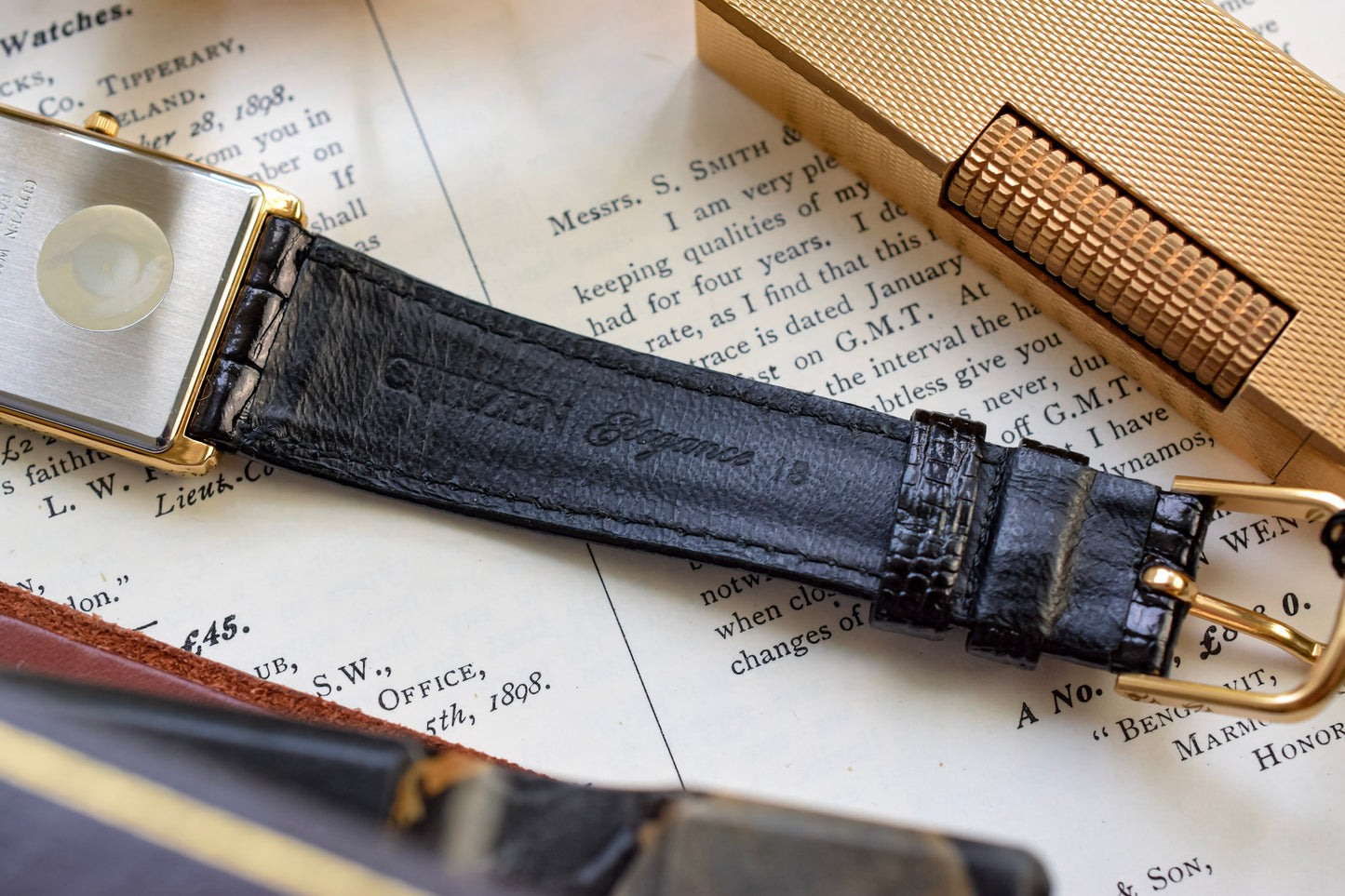 Neo-vintage NOS Citizen Elegance Gilt Tank