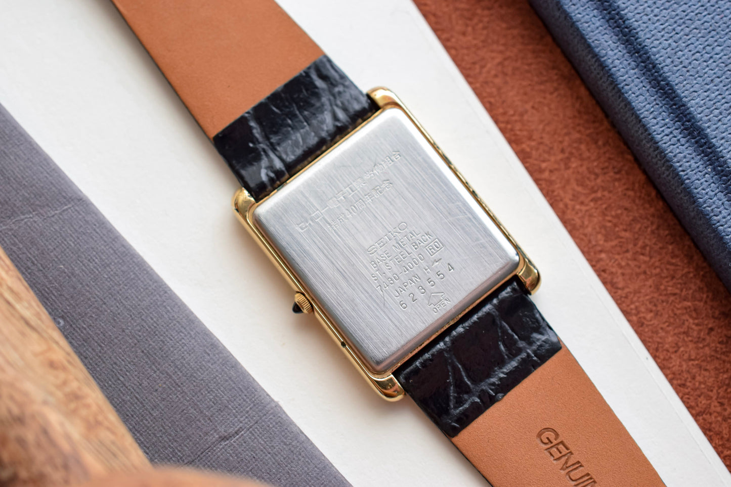 1986 Seiko White Roman Tank