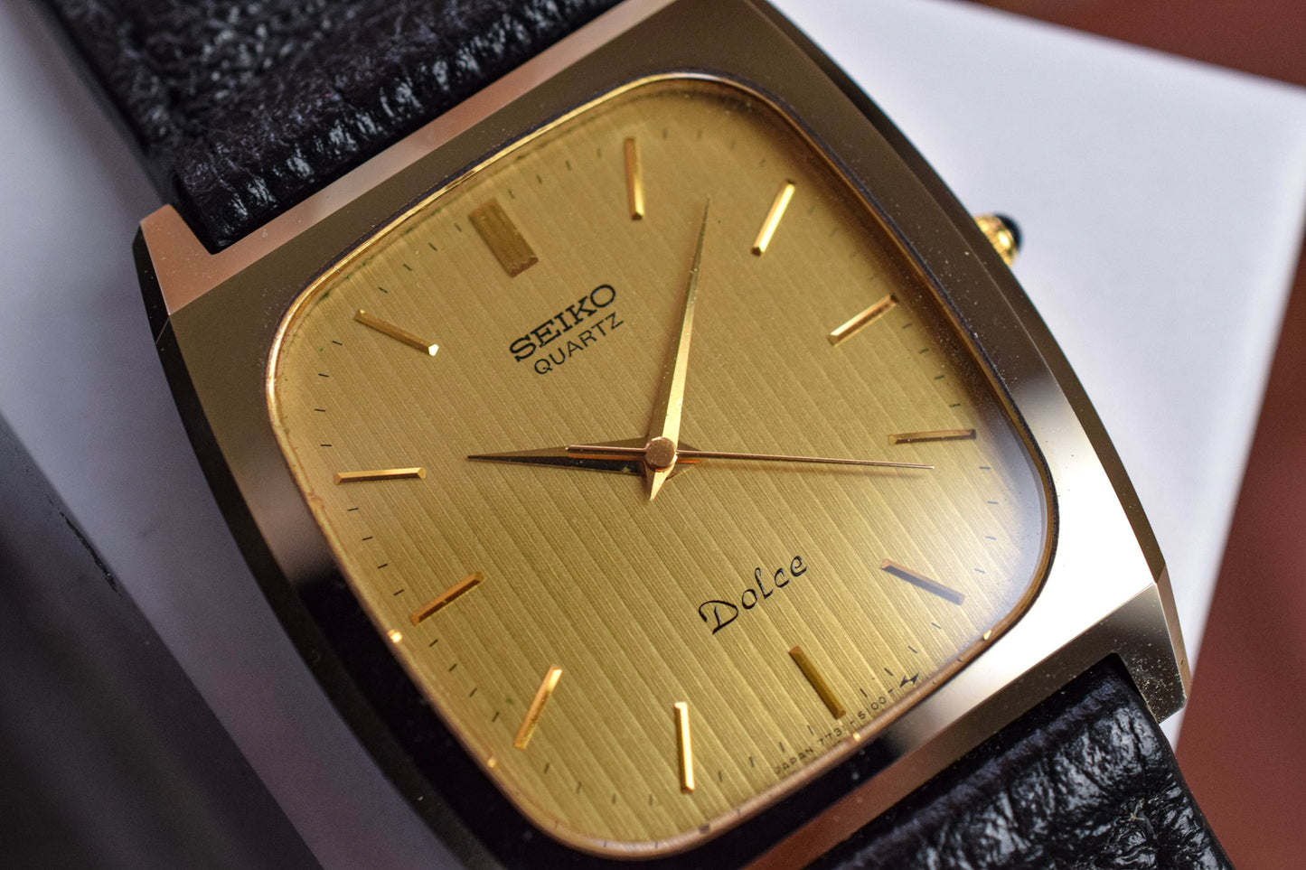 1984 Seiko Dolce NSAG Tapestry Dial Octo