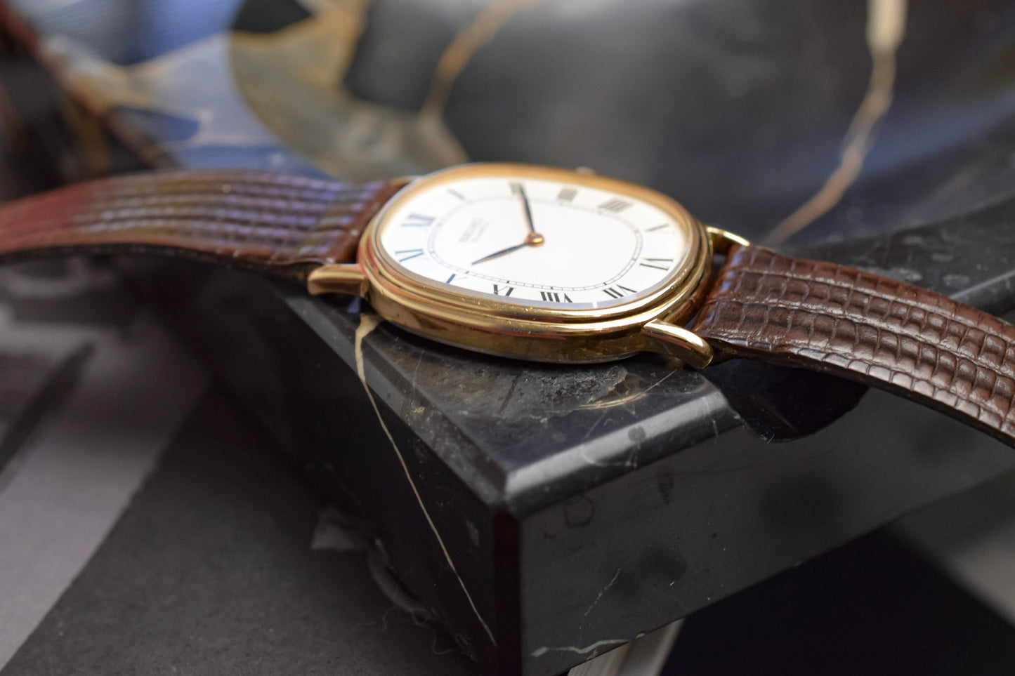1981 Seiko SGP White Roman Ellipse