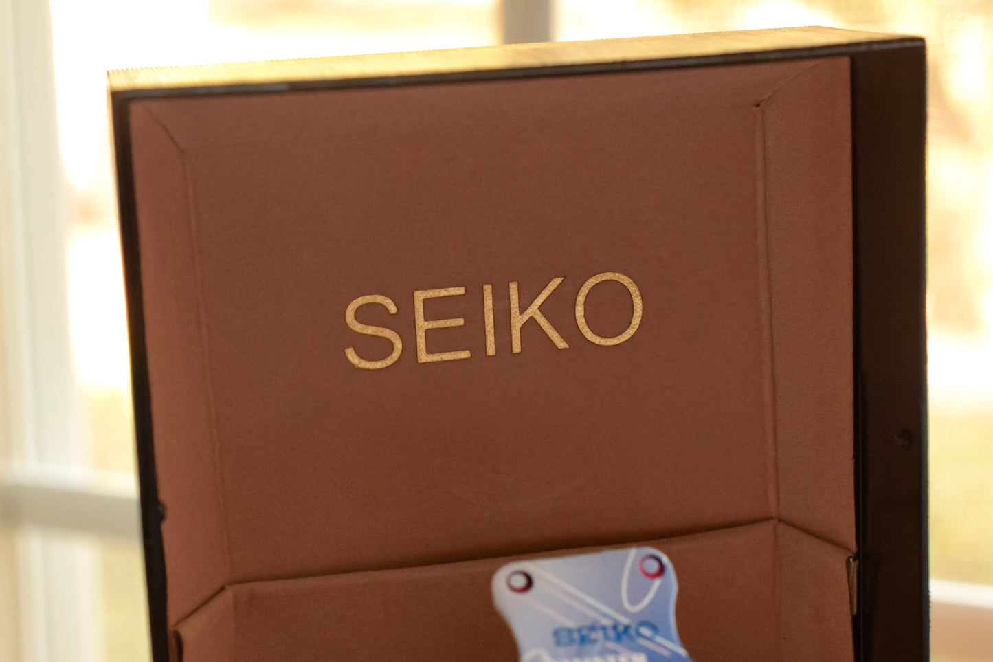 1995 Seiko Beveled Lug Tank - New Old Stock