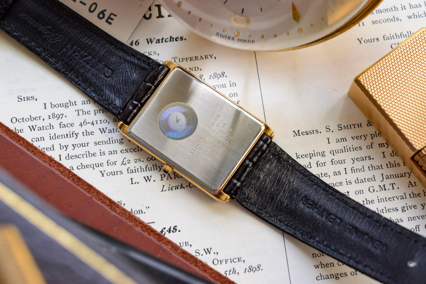 Neo-vintage NOS Citizen Elegance Gilt Tank