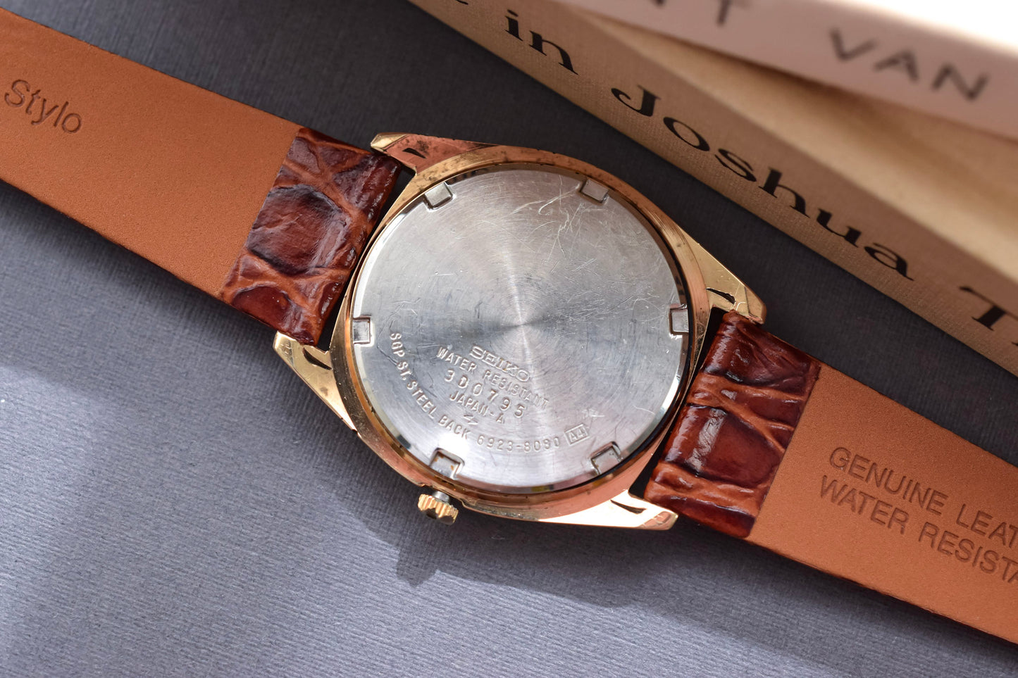 1983 Seiko SQ Champagne French Day-Date "President"