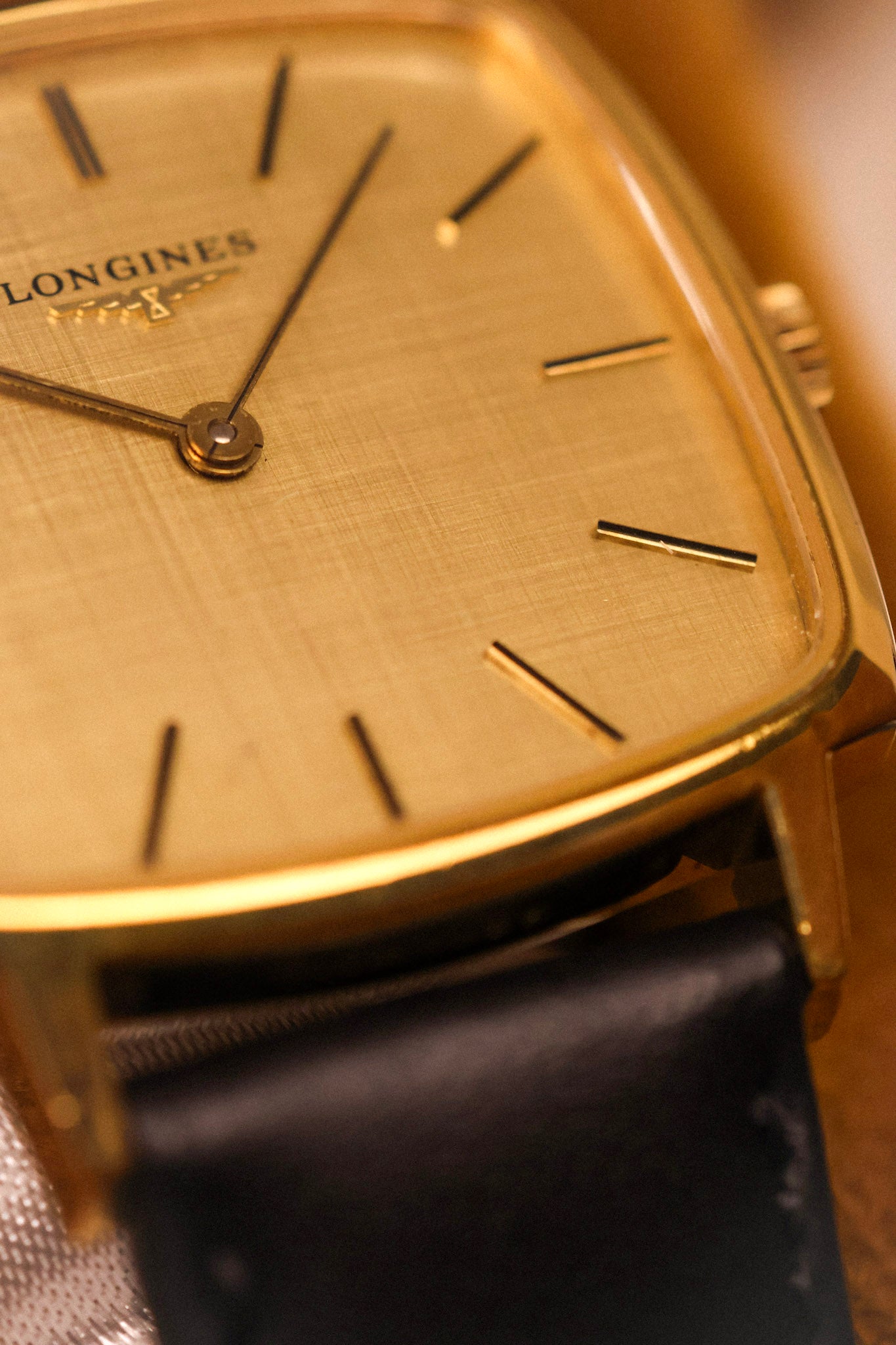 70s Longines Mechanical Linen TV - In Box