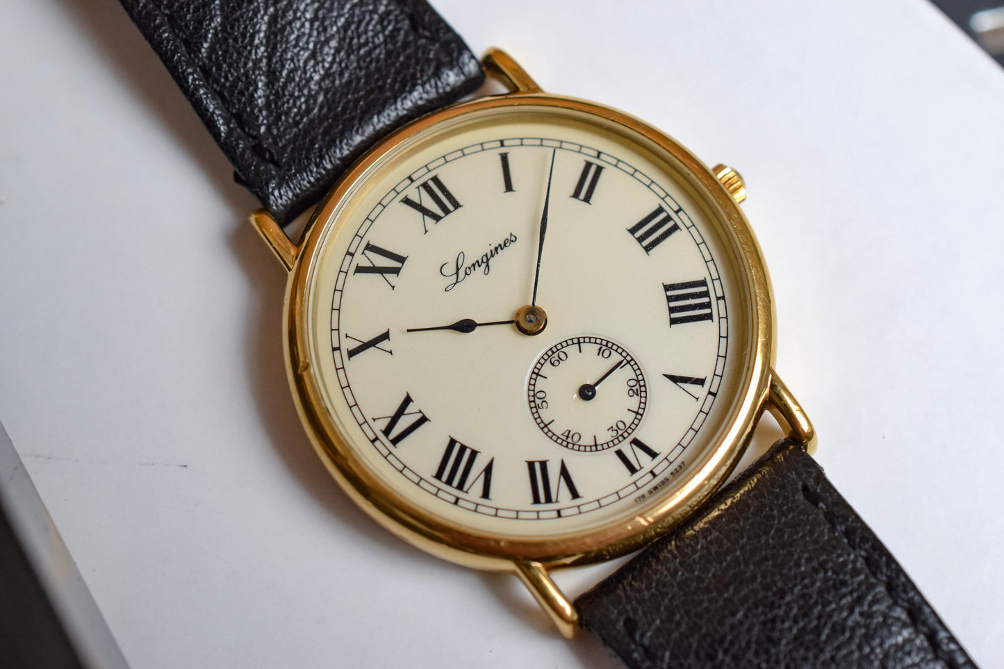 Vintage Longines Quartz Roman Dial "Charleston" Calatrava