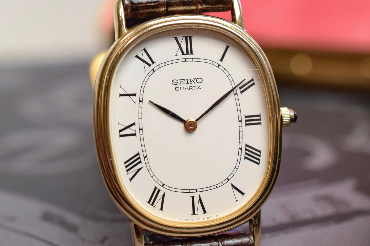 1981 Seiko SGP White Roman Ellipse