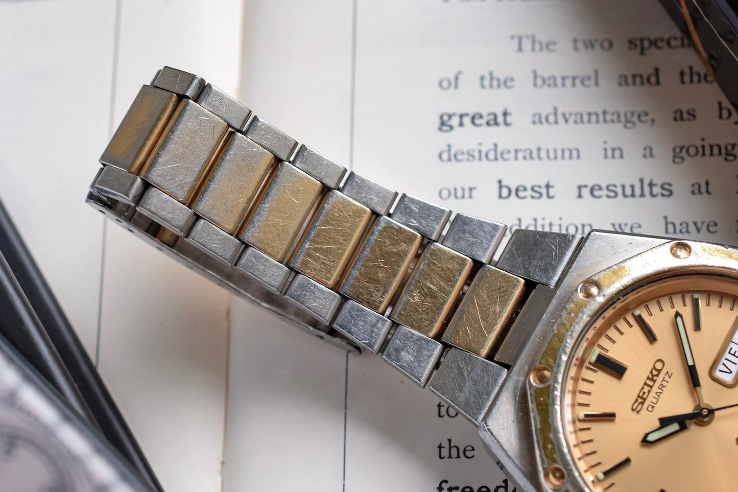 1982 Seiko Oak Two Toned Day-Date