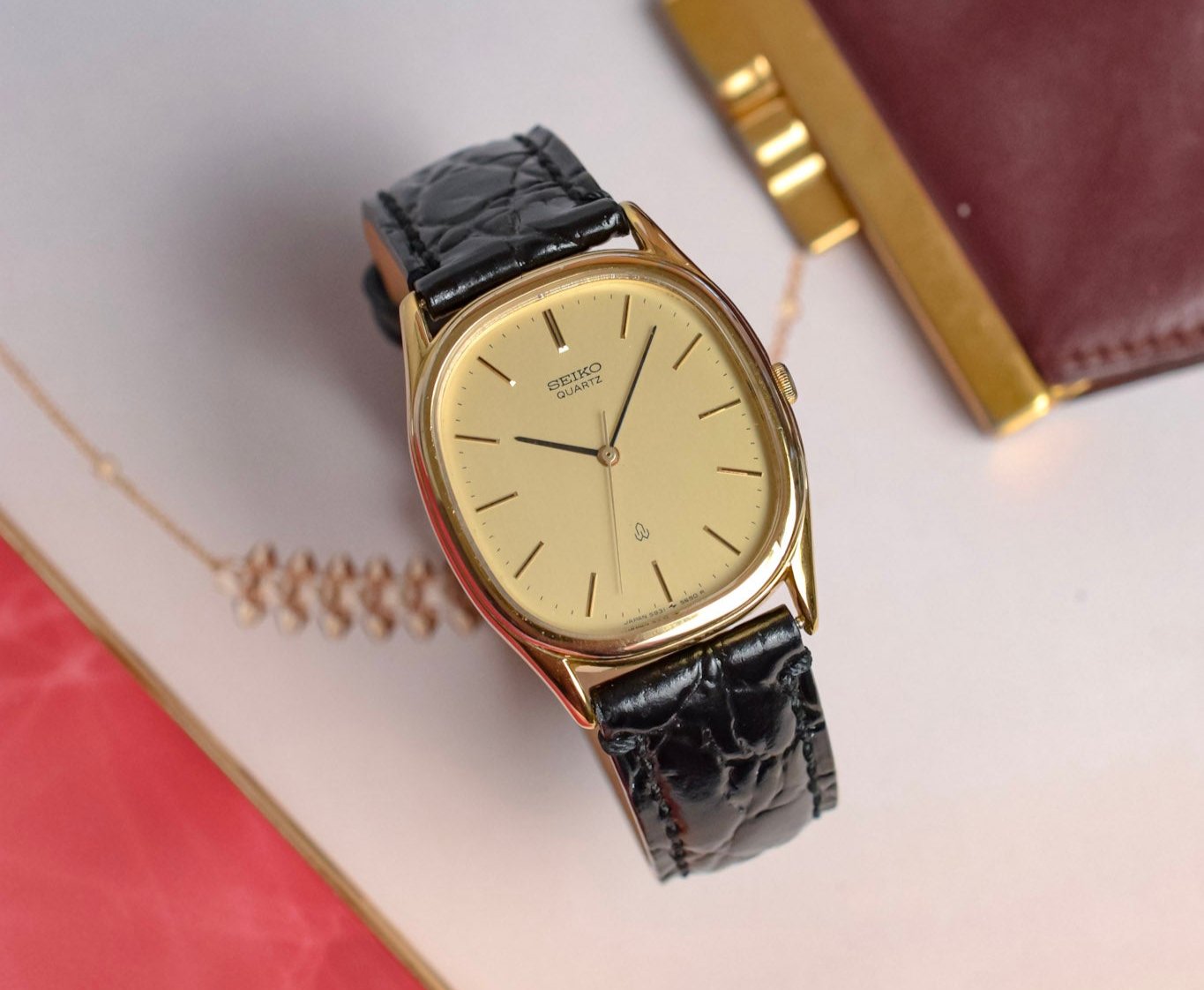 1981 Seiko SGP Champagne Ellipse