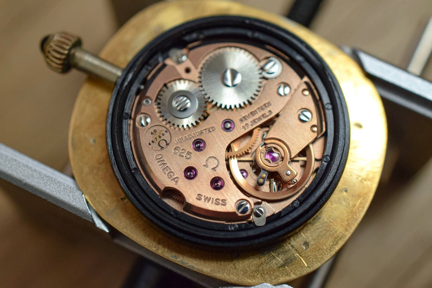 1970s Omega De Ville Golden Ellipse