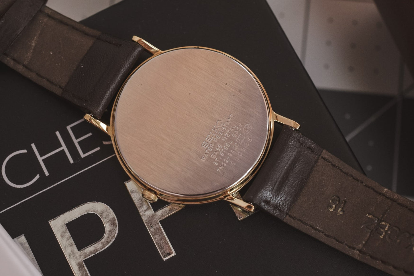 1995 Seiko Red Markers Roman Dial Calendar