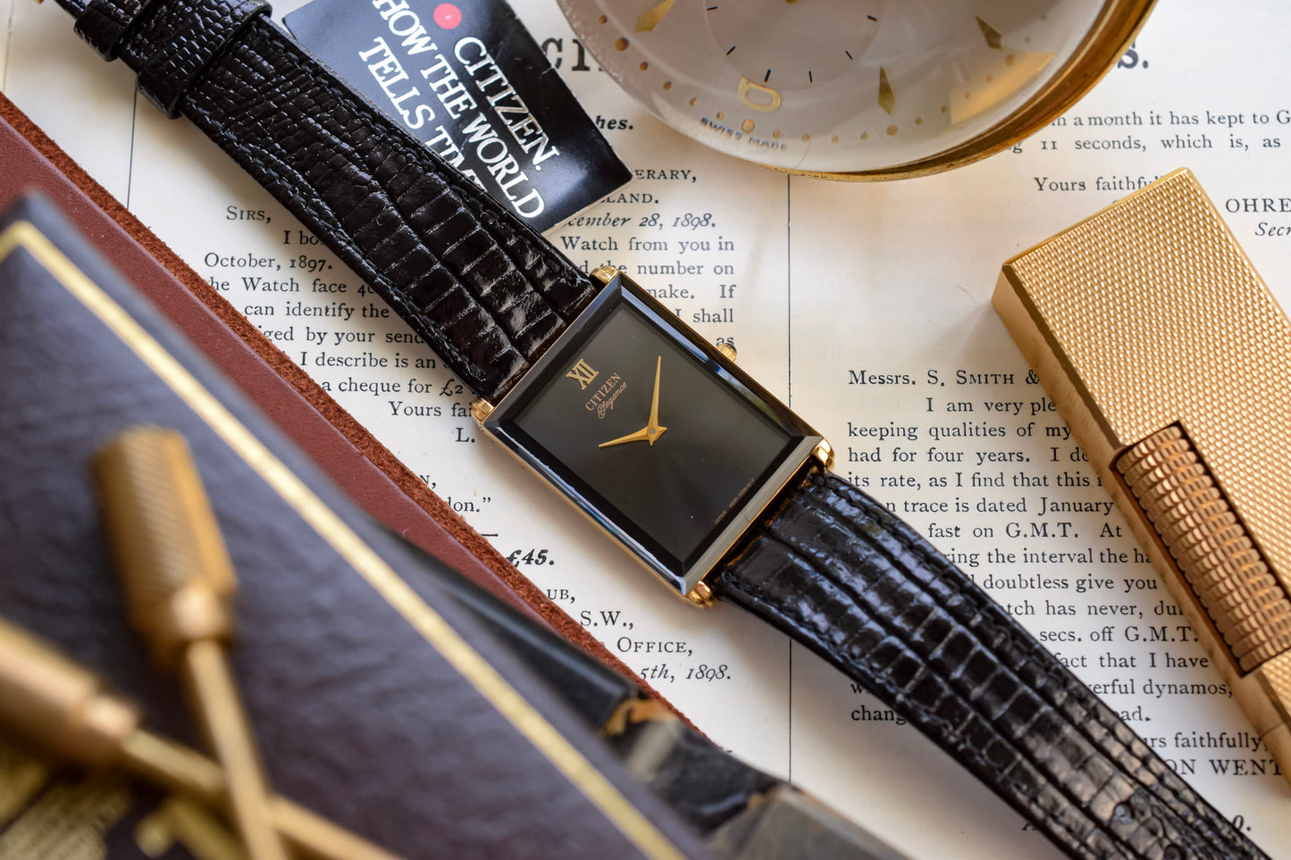 Neo-vintage NOS Citizen Elegance Gilt Tank