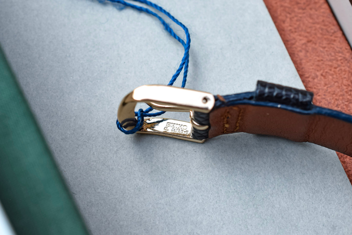 1989 Seiko NOS Roman Rectangle