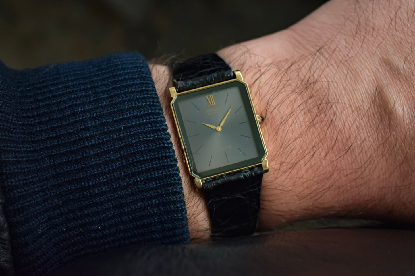 1984 Seiko Dolce Slate Gray Octo
