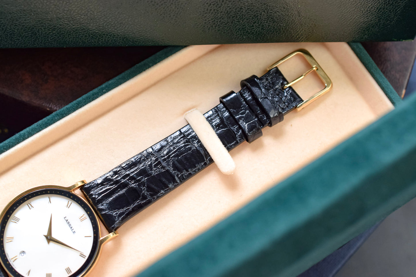 1992 NOS Seiko Lassale Mother of Pearl Roman Dial