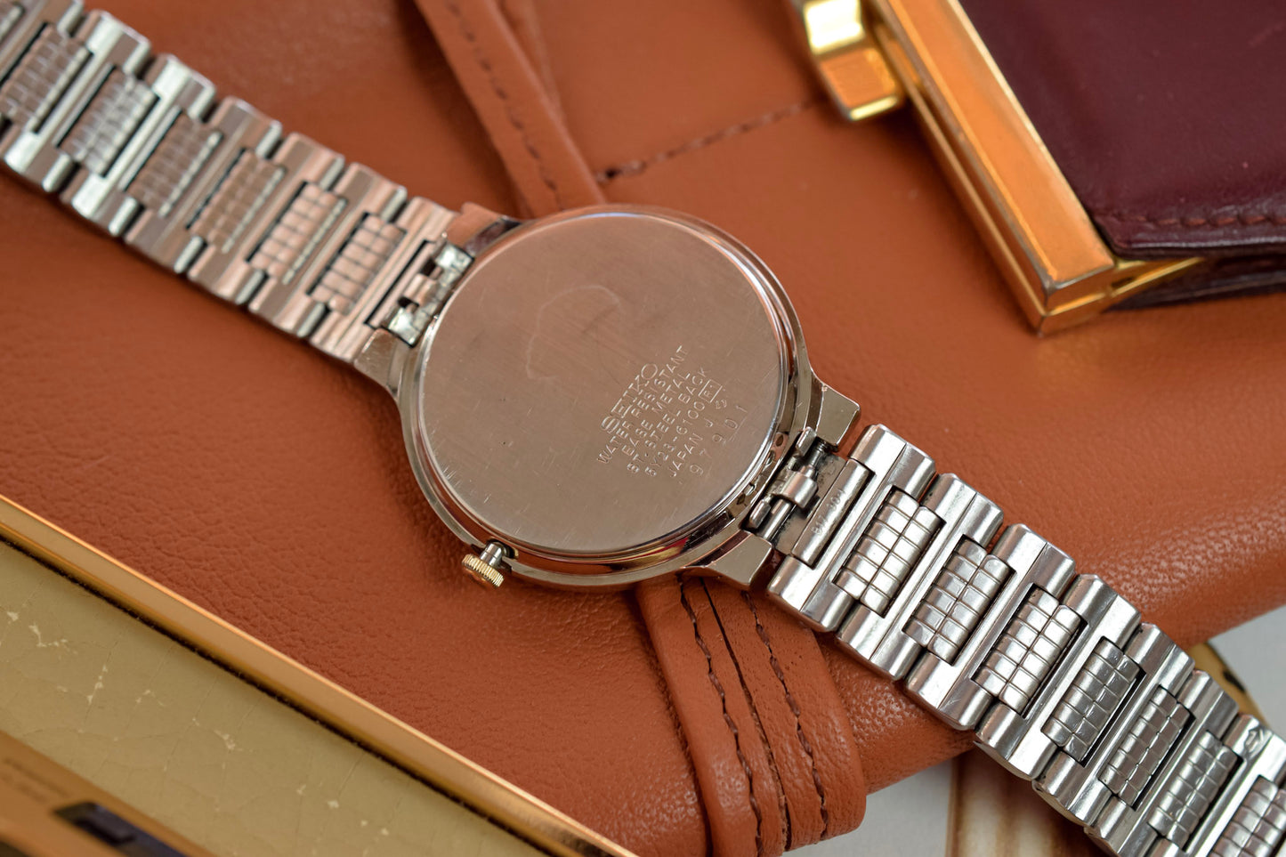 1991 Seiko Galaxy Script Font Day-Date