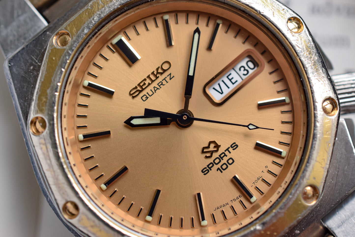 1982 Seiko Oak Two Toned Day-Date