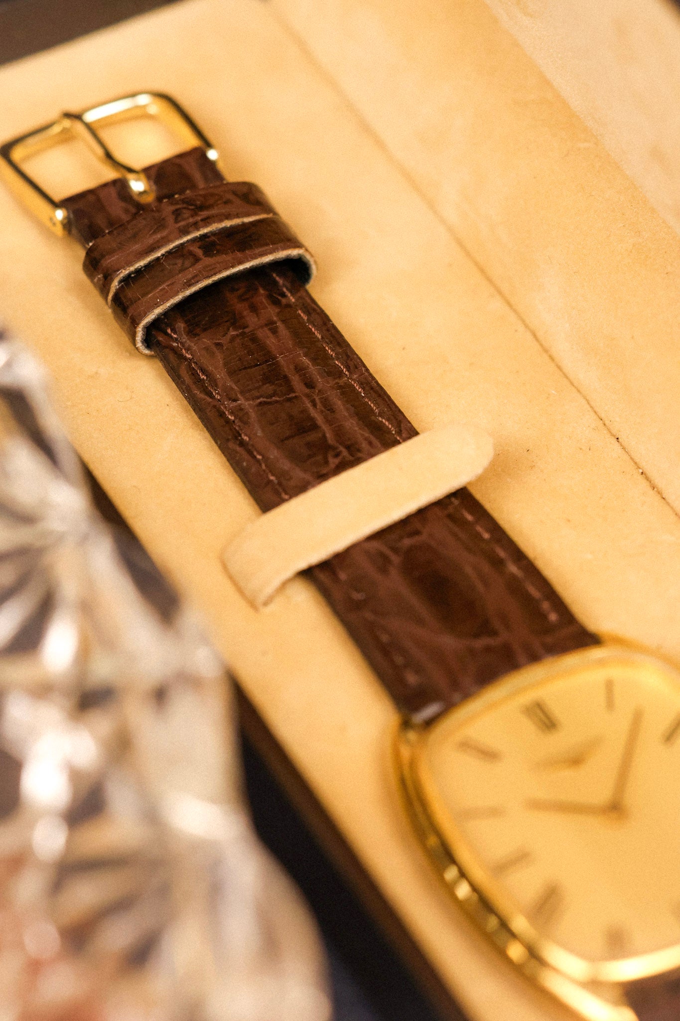 70s Longines Mechanical Roman Ellipse - In Box