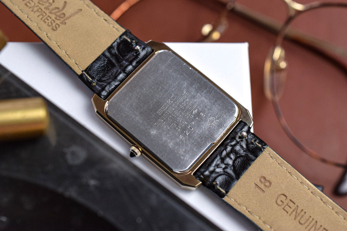 1985 Seiko Dolce Tungsten Carbide Polygon