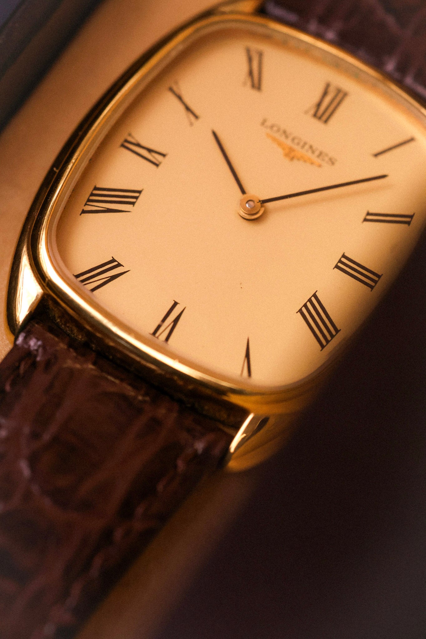 70s Longines Mechanical Roman Ellipse - In Box