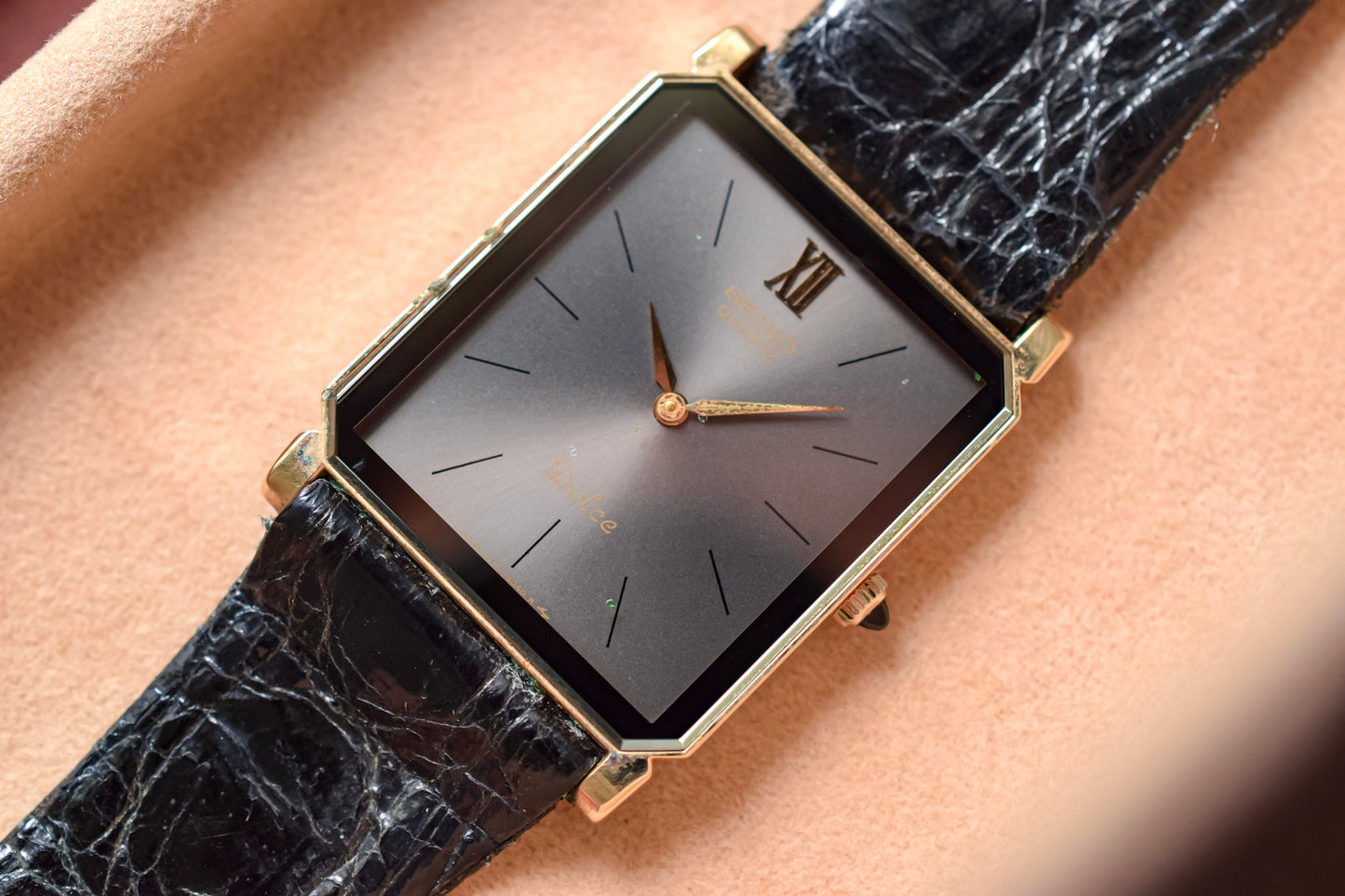 1984 Seiko Dolce Slate Gray Octo