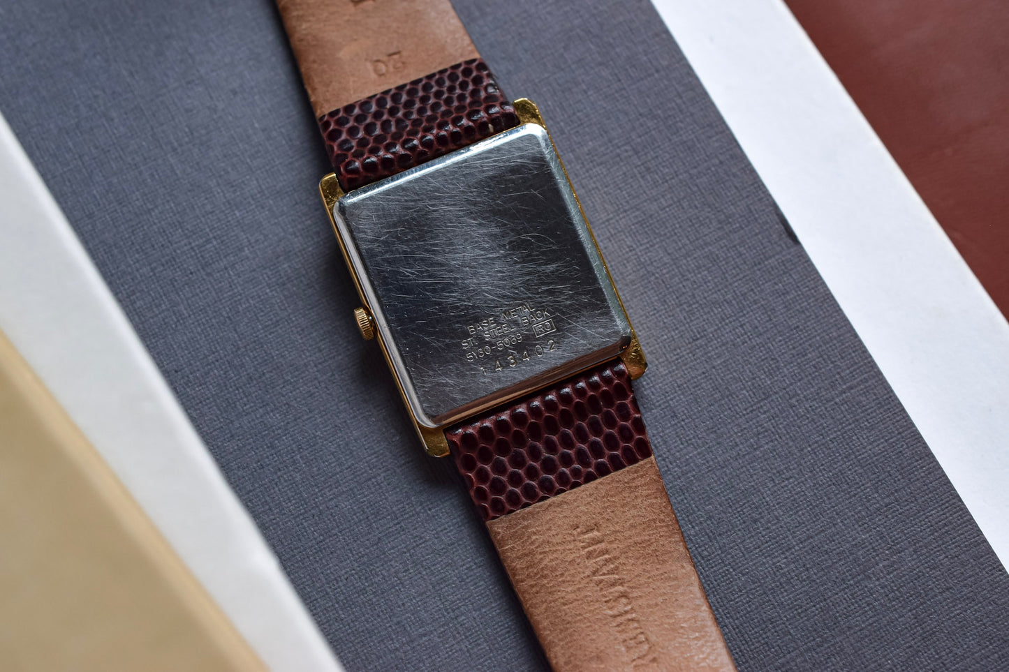 1991 Seiko Gold Tone Tank