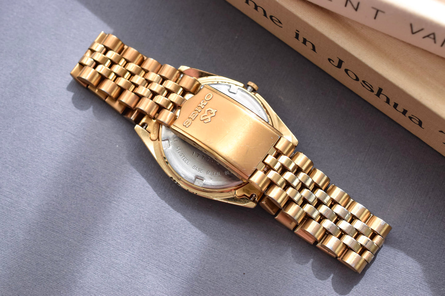 1991 Seiko SQ Gilt Dial Day-Date