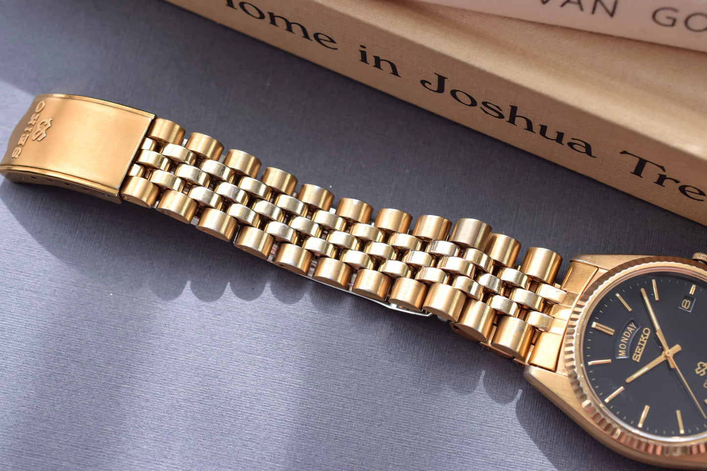 1991 Seiko SQ Gilt Dial Day-Date