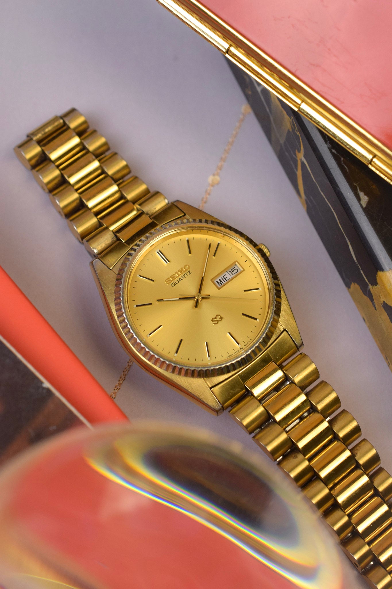 1988 Seiko SQ Golden Prez Oldtimer Watch Shop