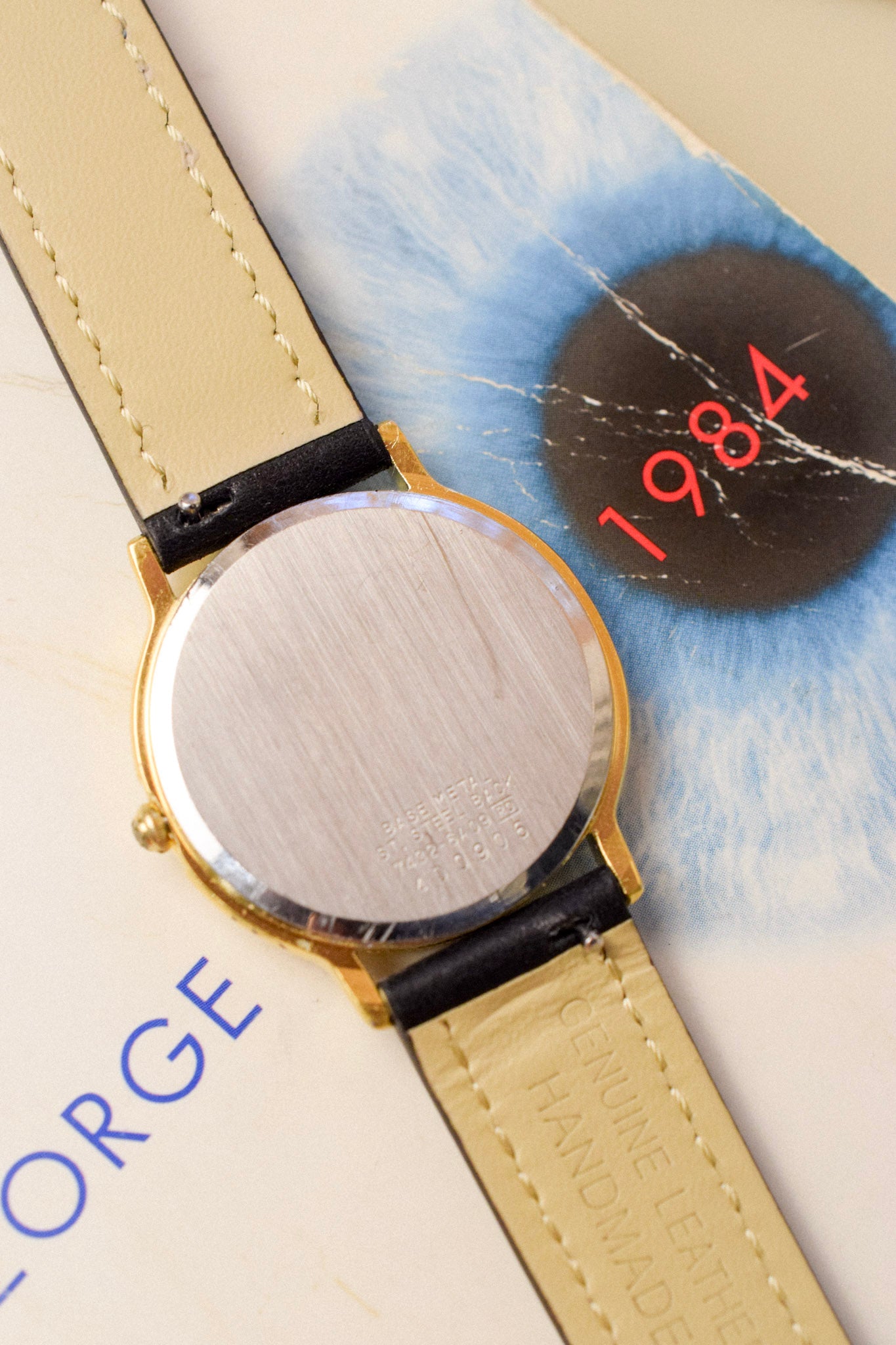1984 Seiko Arched Calendar Coin Edge Bezel Calatrava