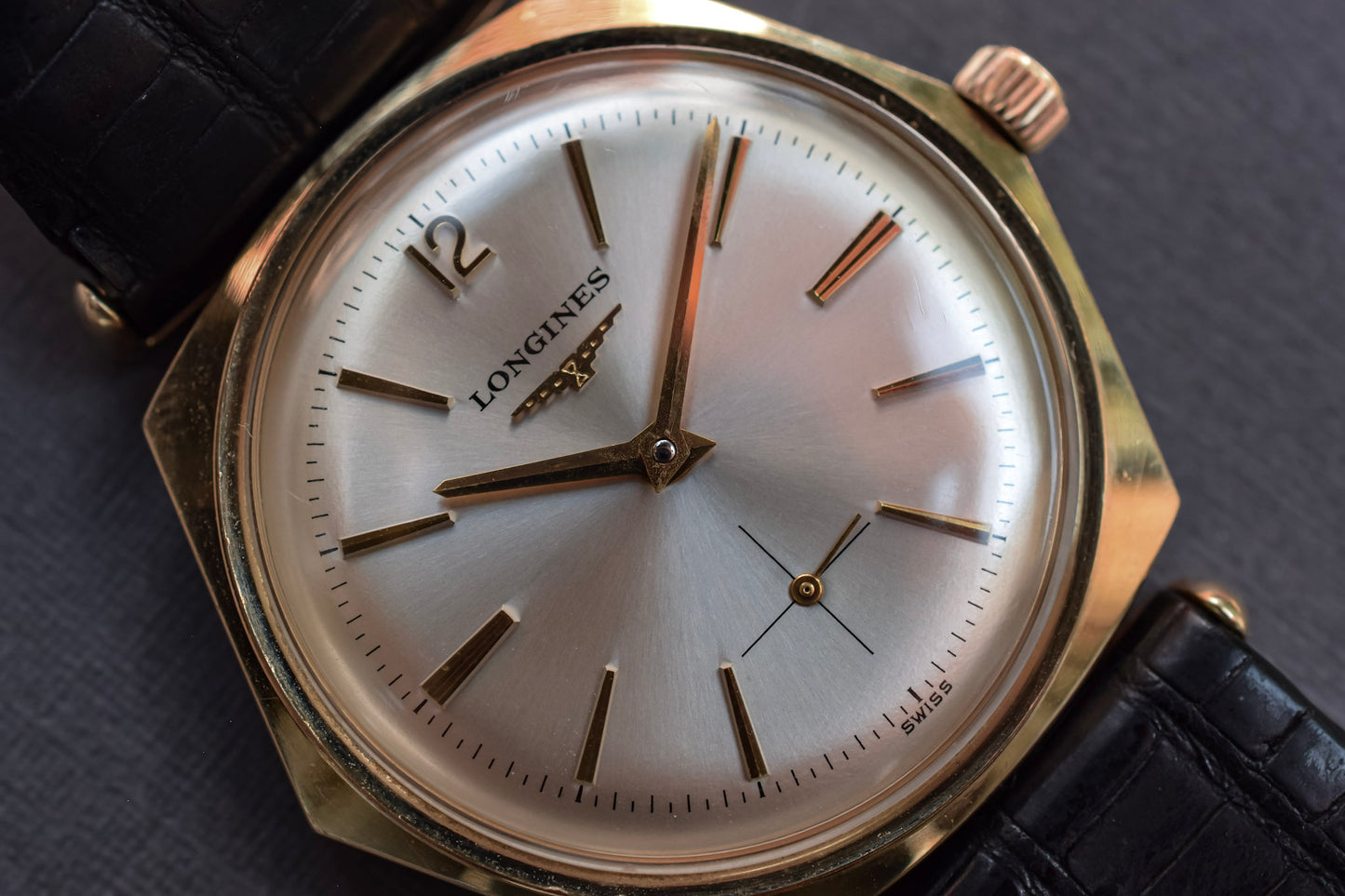 1960s 10K GF Mechanical Longines Hex