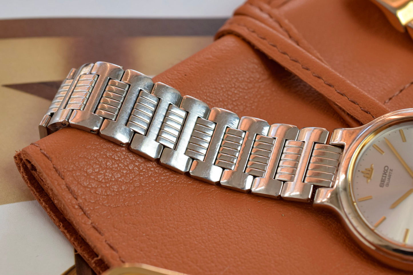 1991 Seiko Galaxy Script Font Day-Date