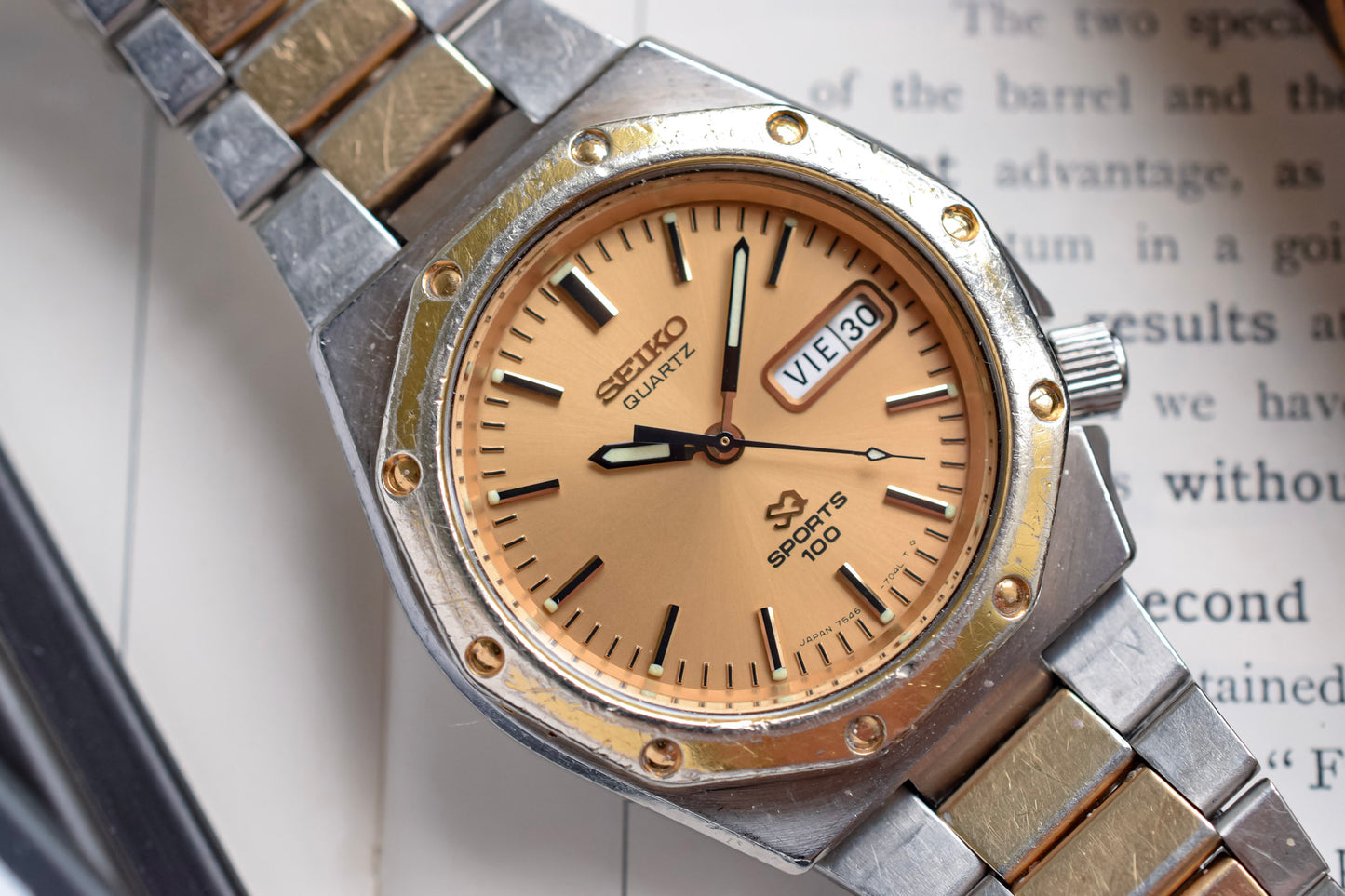 1982 Seiko Oak Two Toned Day-Date