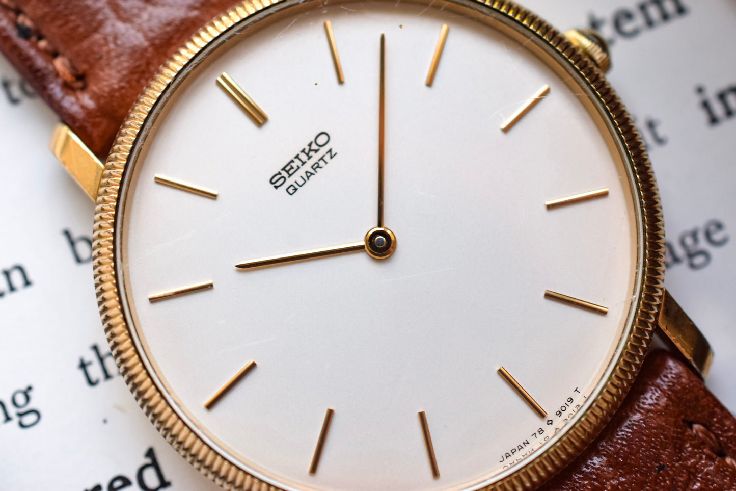 1979 Seiko Coin Edge Bezel