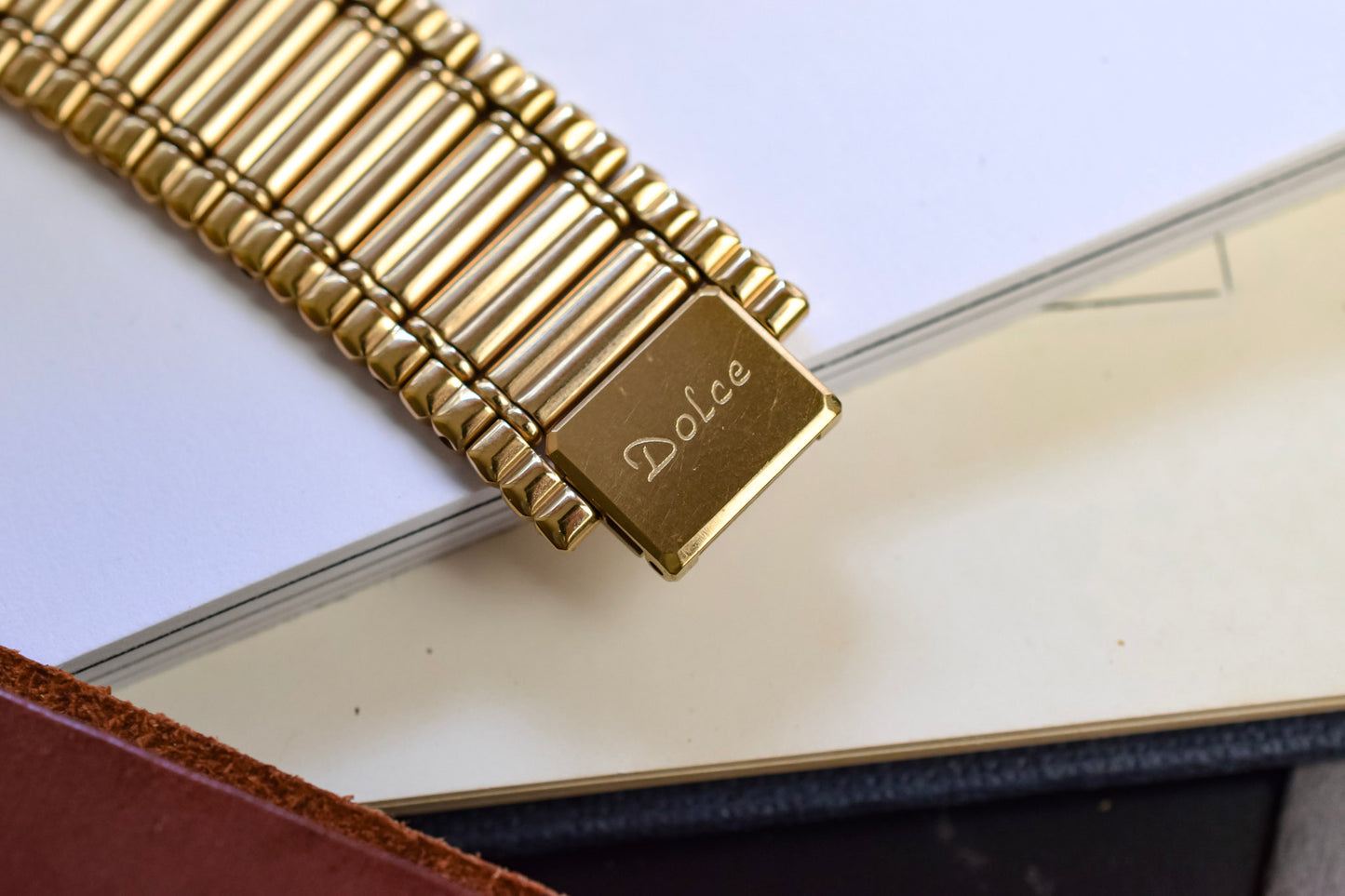 1987 Seiko Dolce Golden Rouleaux Ellipse