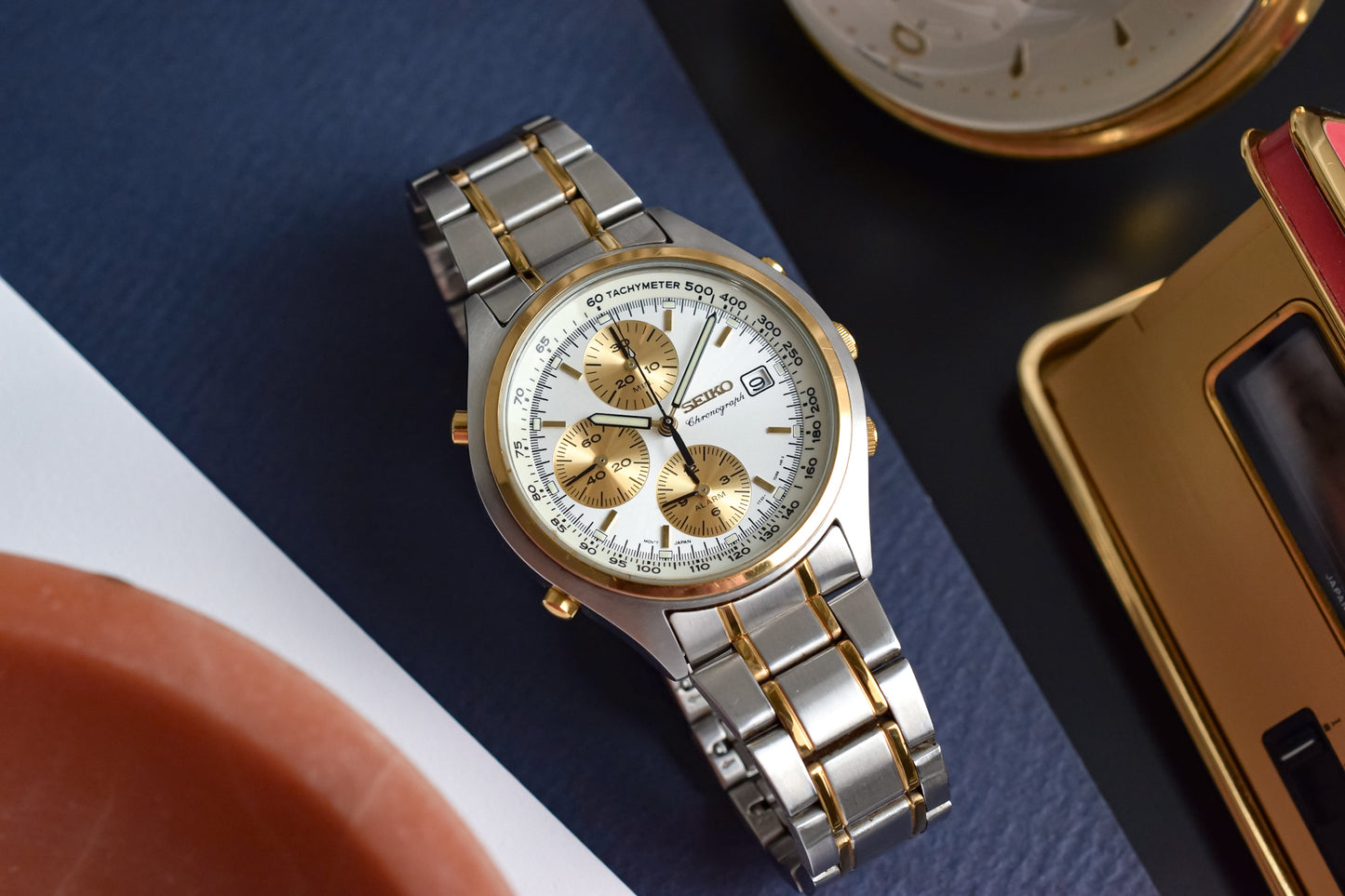 1991 Seiko Two-Toned Chronograph "Speedy"