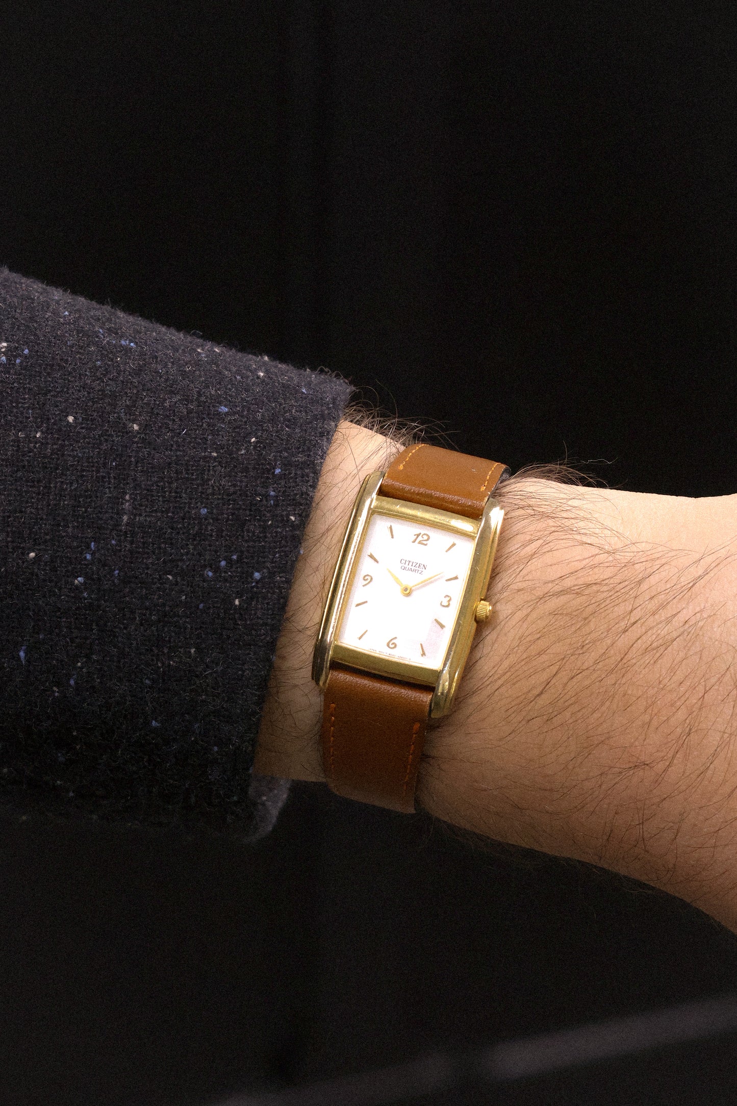 1996 Citizen Linen Dial Tank