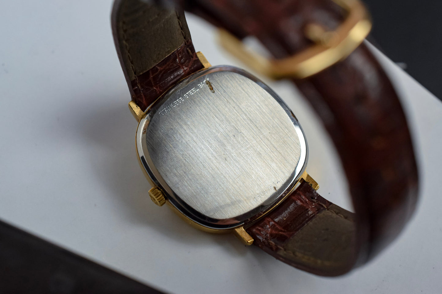 Vintage Longines Mechanical Linen Dial TV
