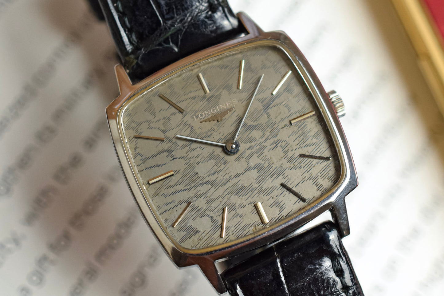 Vintage Longines Mechanical Ghost Zebra TV