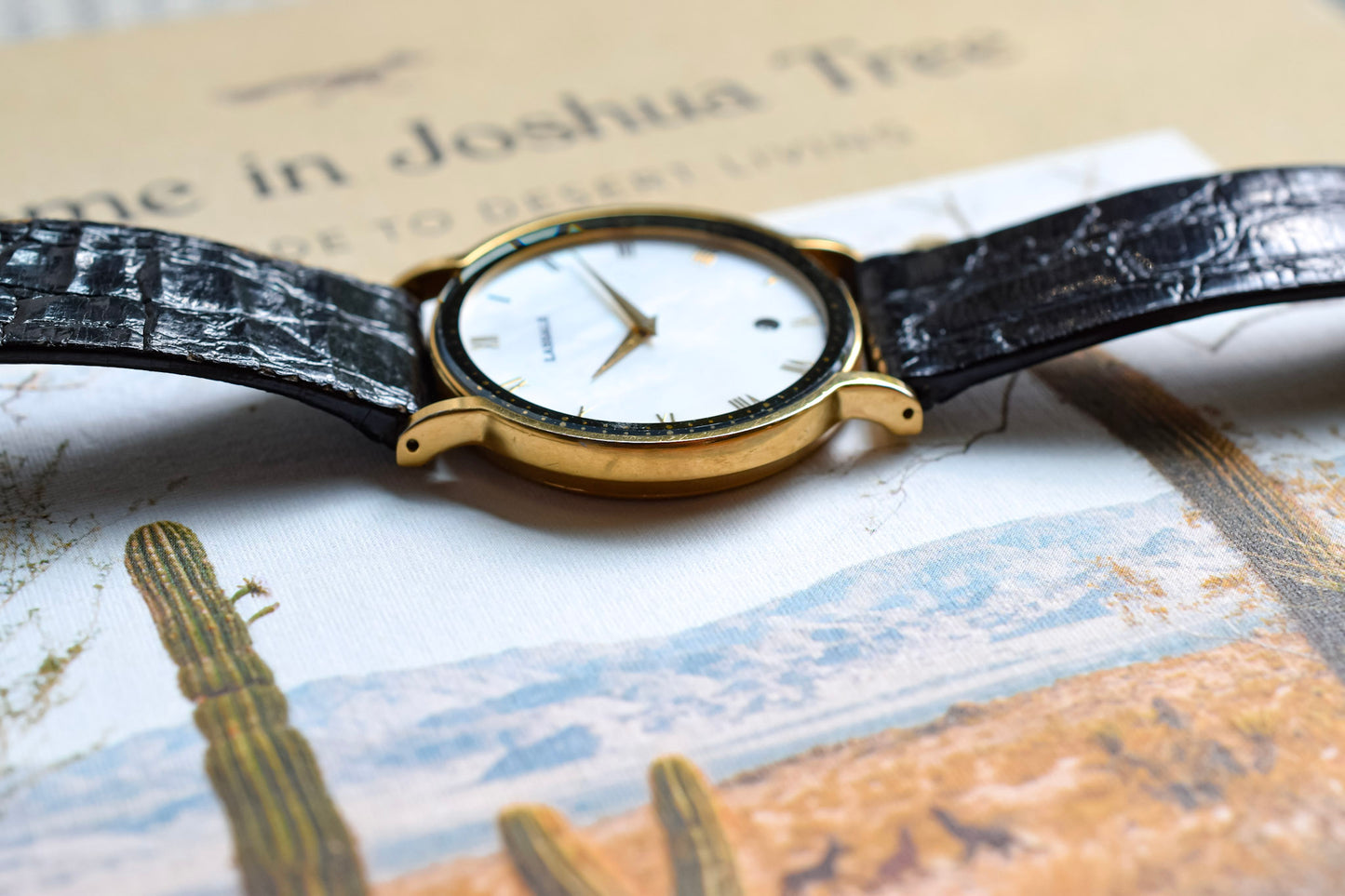 2002 Seiko Lassale Mother of Pearl Roman Dial