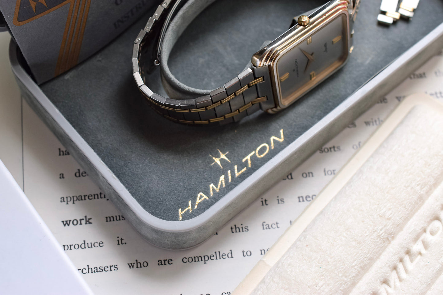Hamilton Saville Two Toned in Box