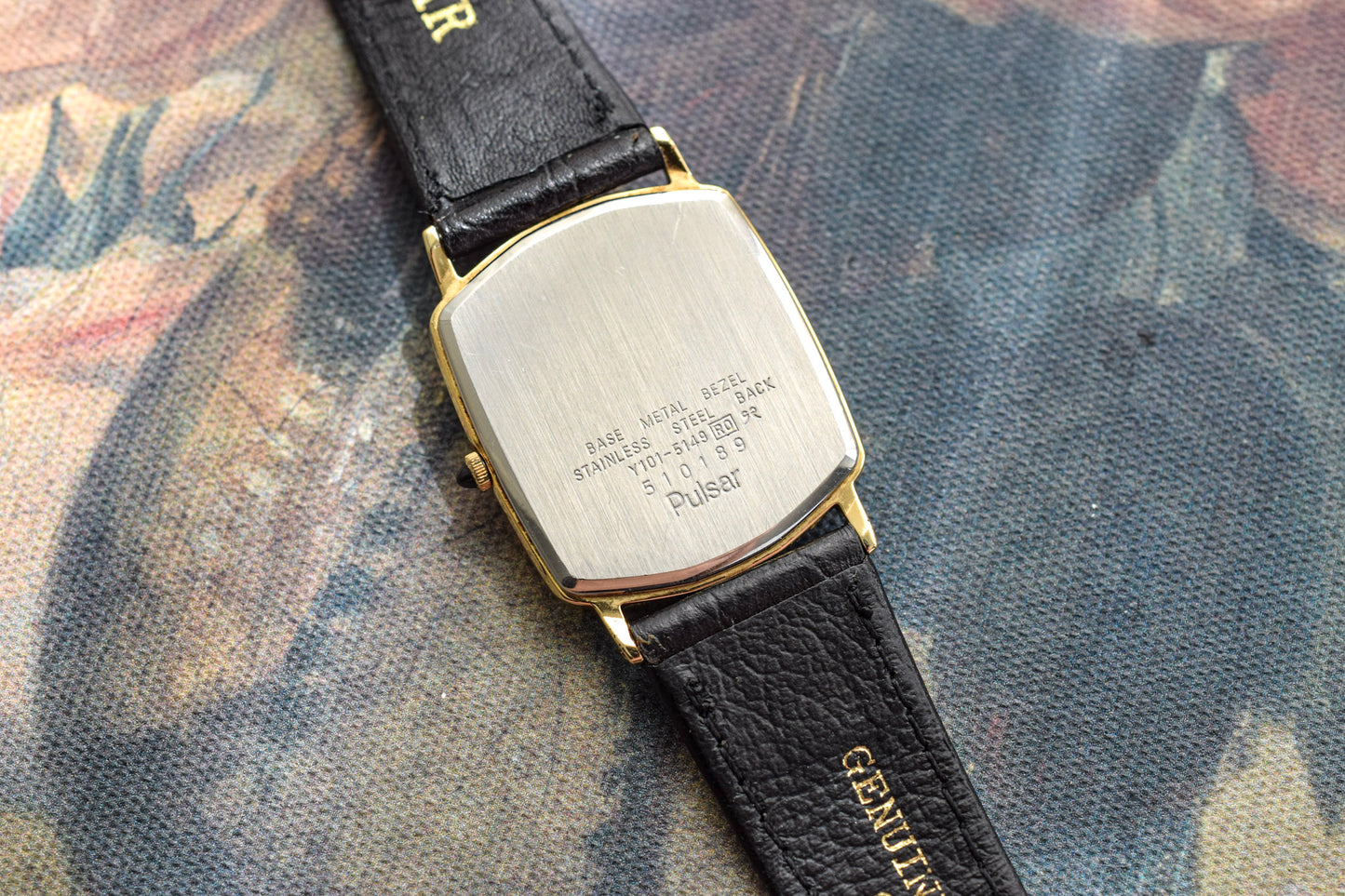 1985 Pulsar Black Dial Octo
