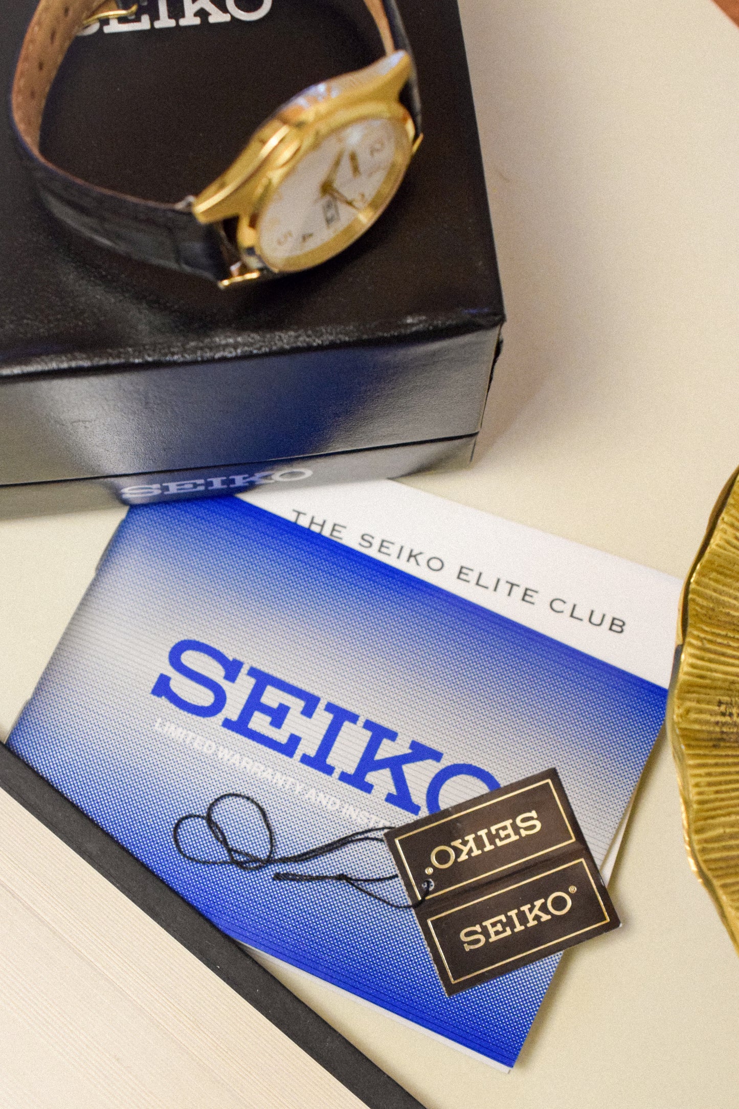 2000 Seiko White Dial Day-Date - New Old Stock