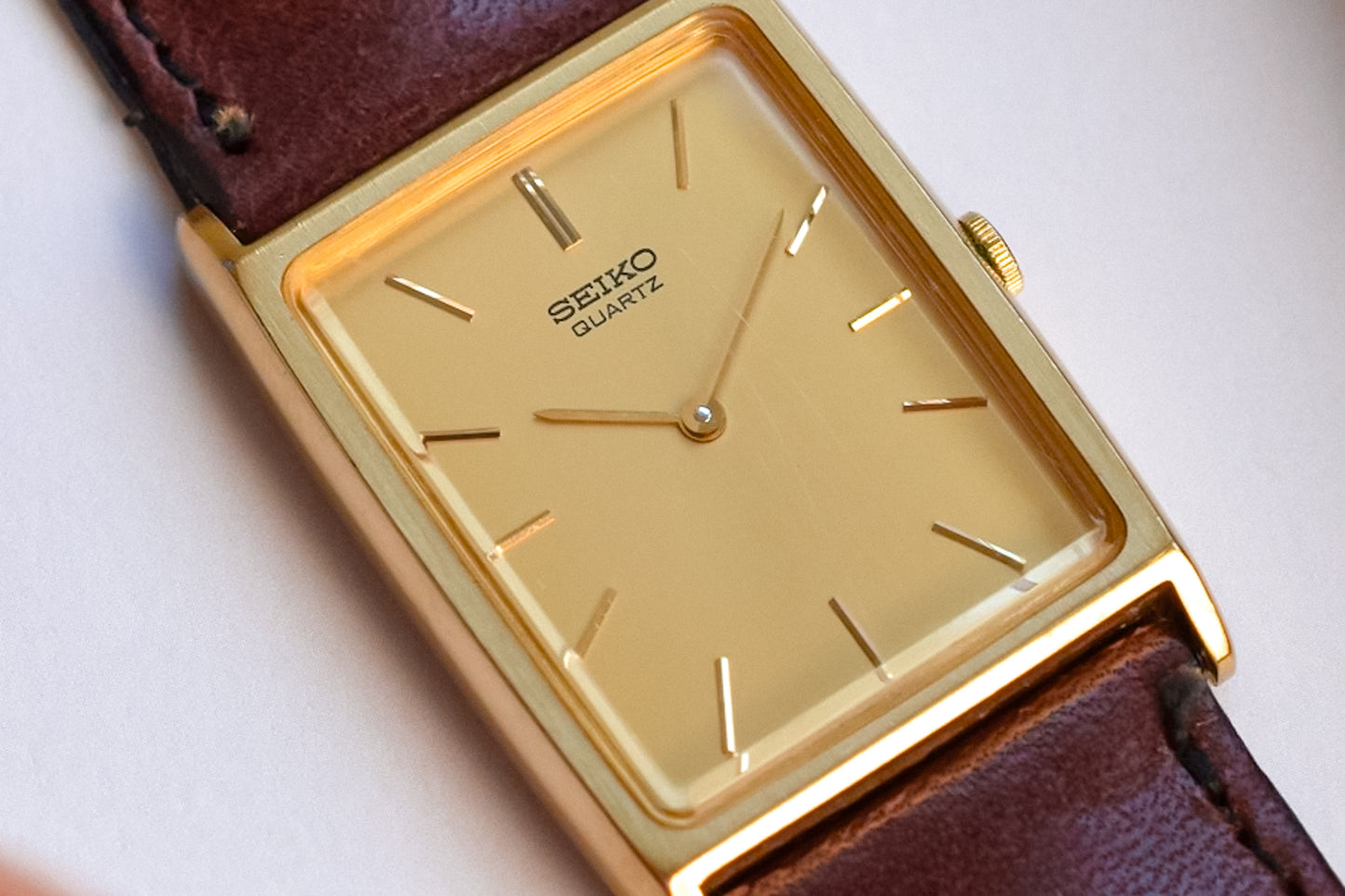 1984 Seiko Champagne Tank