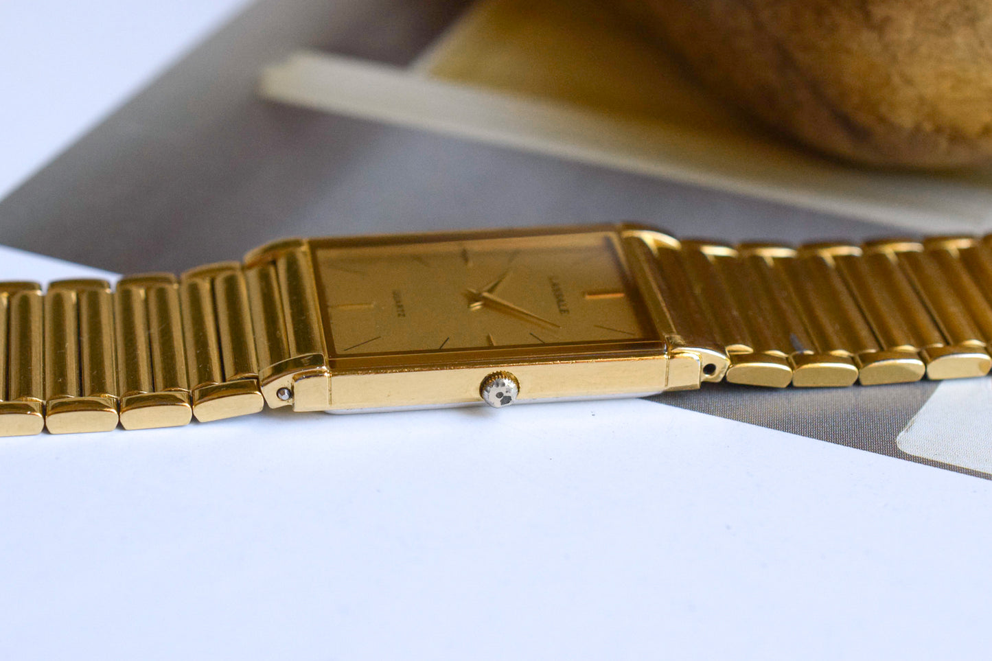 1986 Seiko Lassale Mirror Bezel Tank