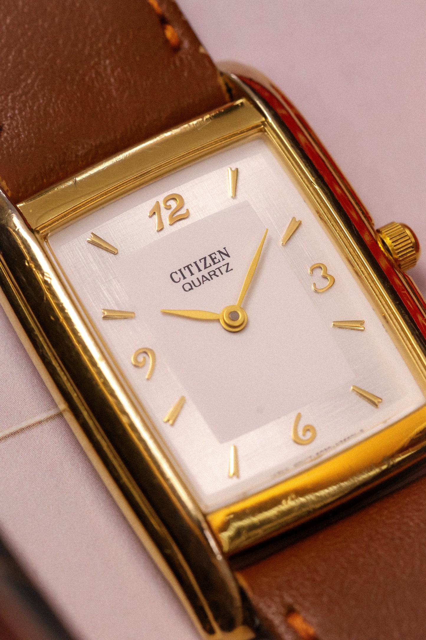 1996 Citizen Linen Dial Tank